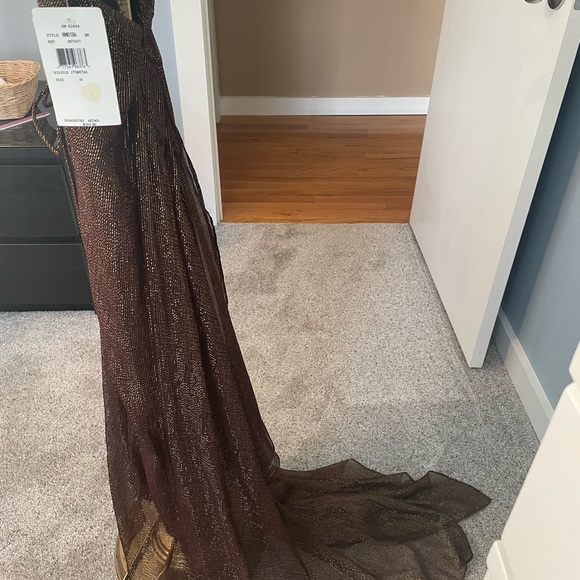 Nicole Miller size 10 silk high low cocktail dress - Picture 8 of 12